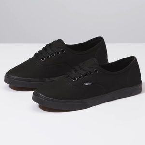 All black Vans